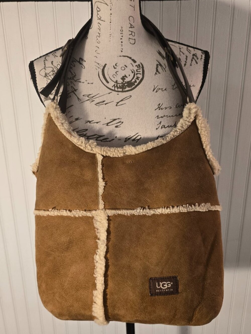 UGG Australia Shearling Suede Shoulder Bag